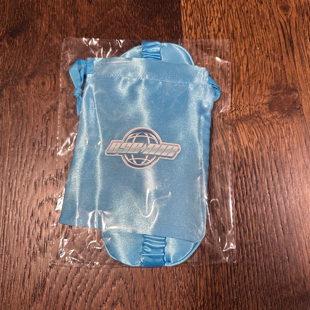 Backstreet Boys BSB Blue Satin Eye Mask and carrying pouch NEW VIP vibee